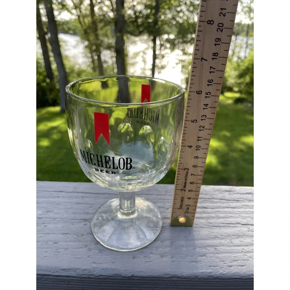 Vintage Michelob Beer Thumbprint‎ Glass